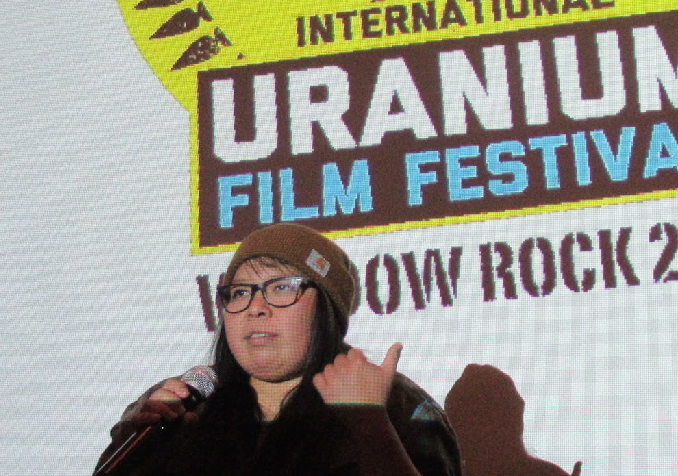 Filmmaker Deidra Peaches  - Uranium Film Festival Window Rock Award Winner